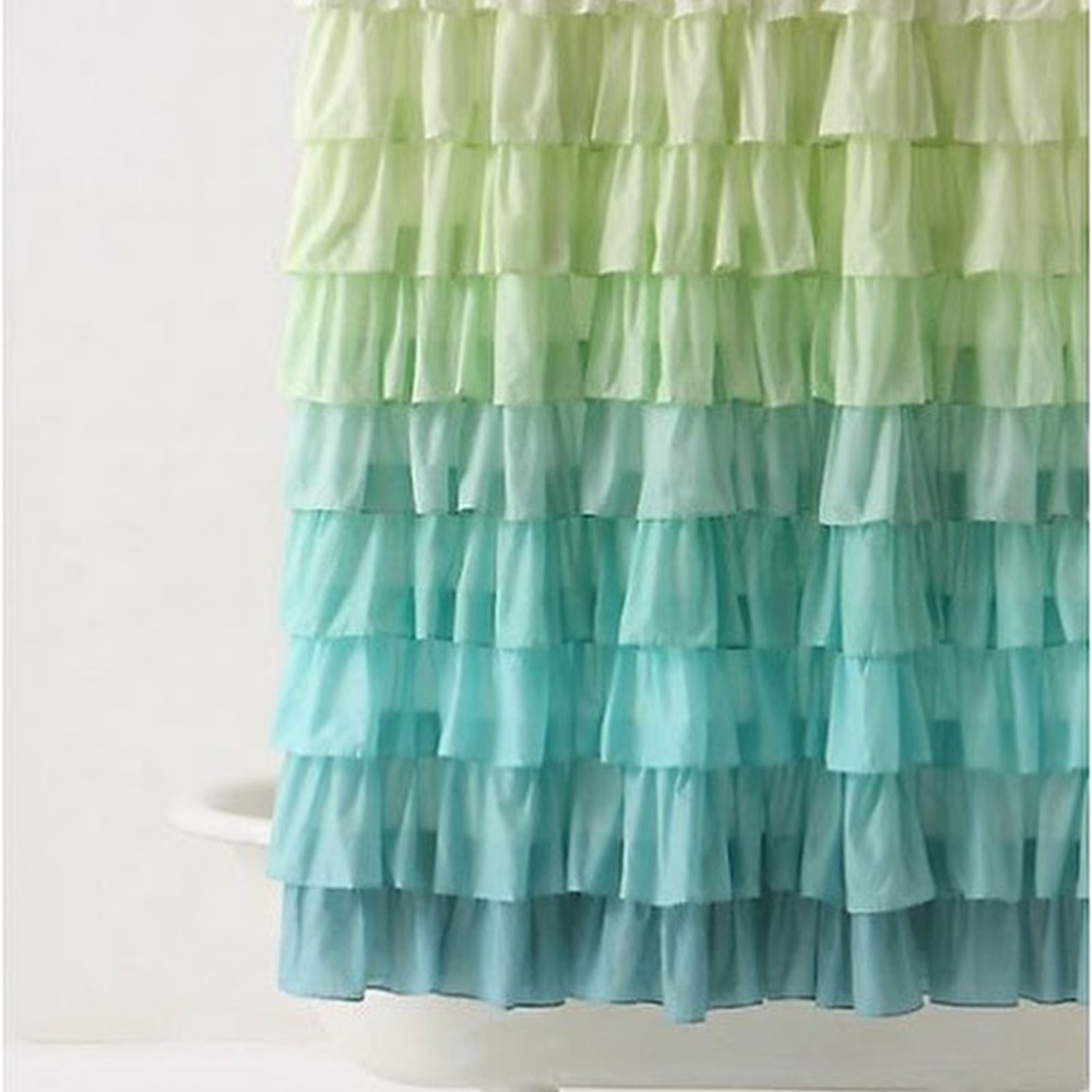 Anthropologie Flamenco Shower Curtain